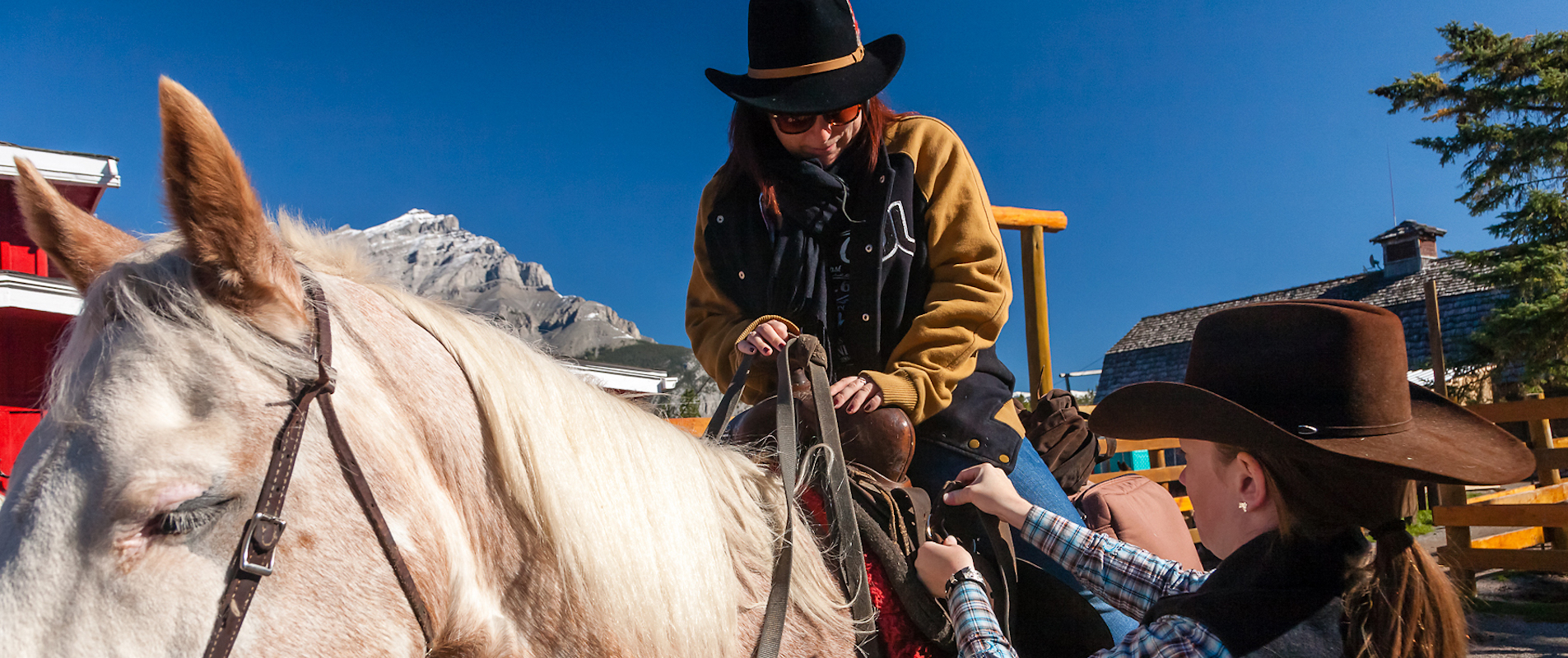 Horseback Ride Banff Trail Riders in Banff, Canadian Rockies with Discover Banff Tours