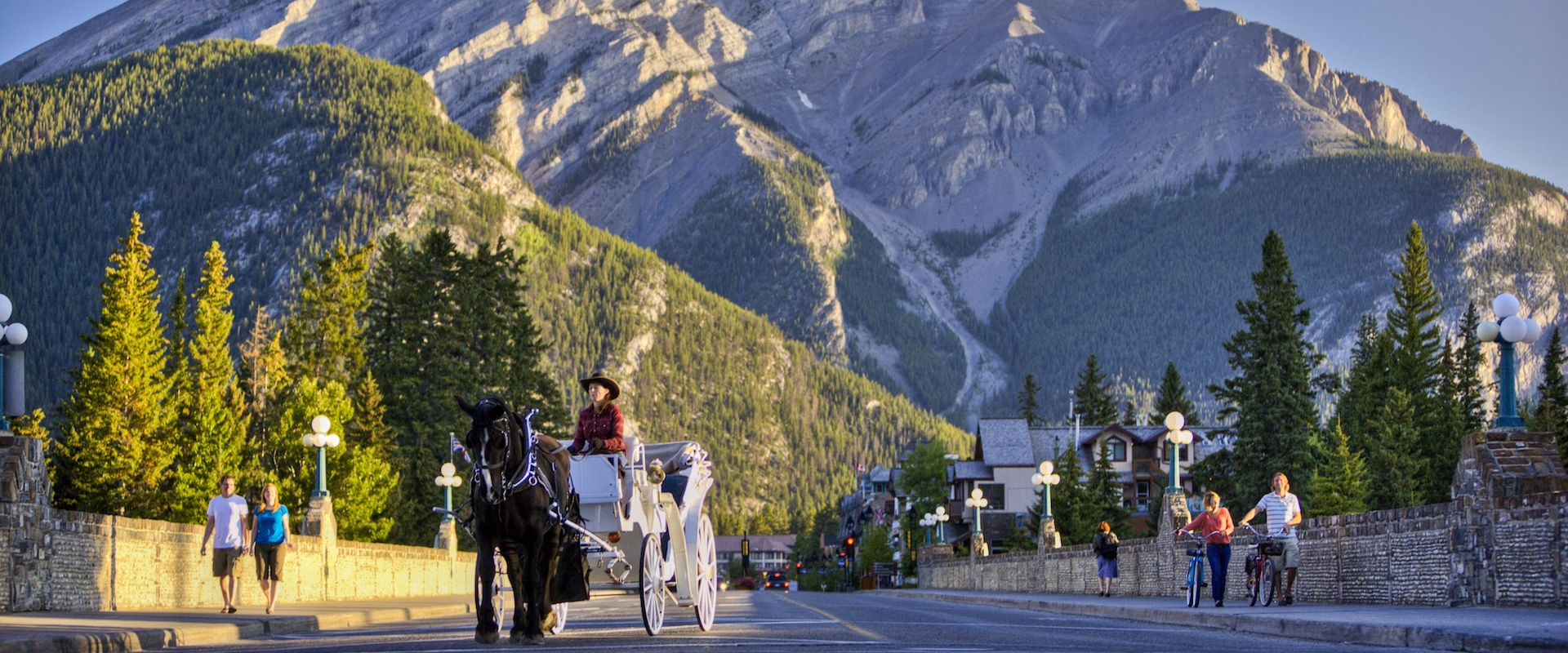Carriage Rides Through the Town of Banff with Banff Trail Riders