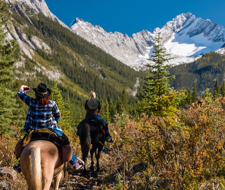 Sundance Explorer Backcountry Lodge Horseback Ride in Banff, Canadian Rockies with Banff Trail Riders